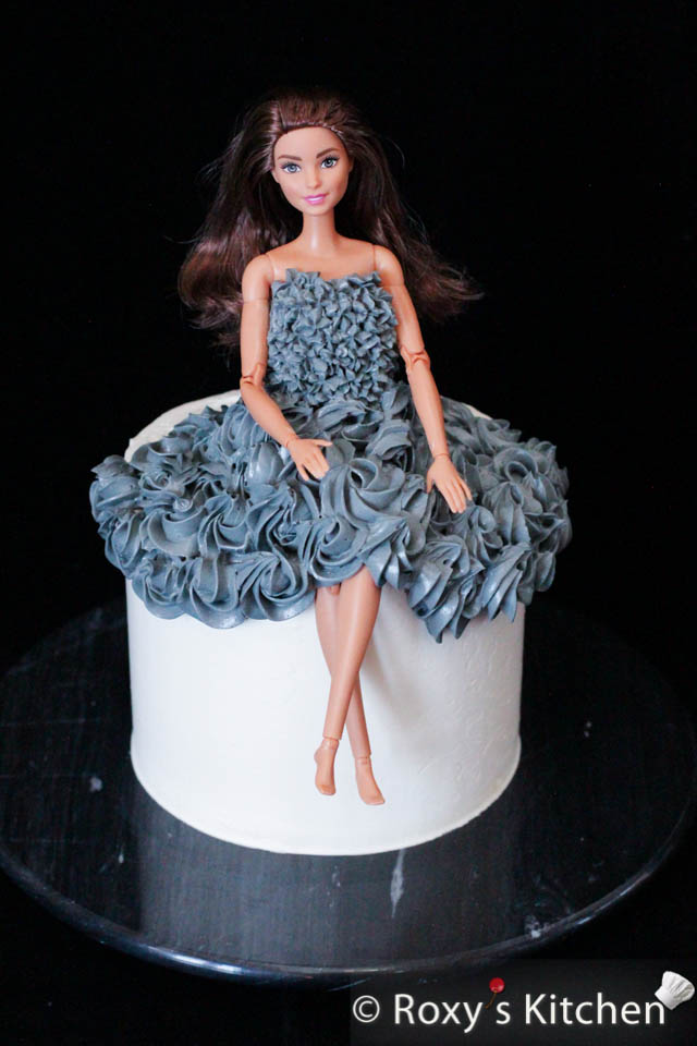 Stylish Girl Cake - How to Make the Easiest Doll Cake - Short Dress