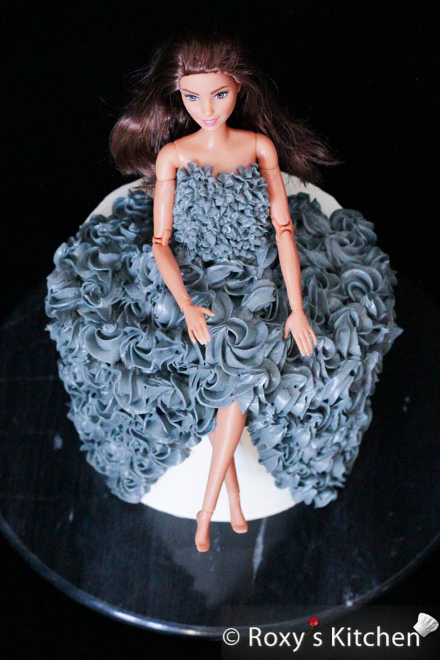 Stylish Girl Cake - How to Make the Easiest Doll Cake - Long Dress