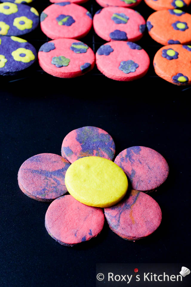 Foolproof Method of Colouring Cookie Dough - Colourful Cookies
