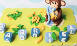 Monkey & Bananas Cake Topper