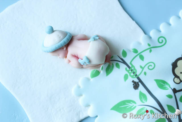 Baby Crib Cake Tutorial - Sleeping baby boy