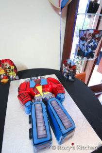 Optimus Prime Cake Tutorial & Cake Designs - Roxy's Kitchen