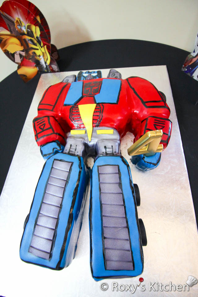 Optimus Prime Cake Tutorial 