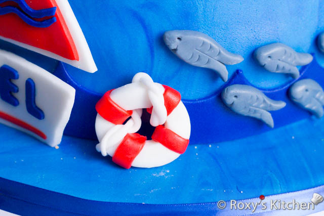 How to Make a Fondant Boat Life Rings 