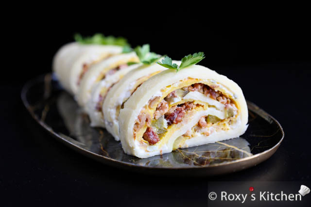 Cheese &amp; Omelette Roulade - Roxy&amp;#39;s Kitchen