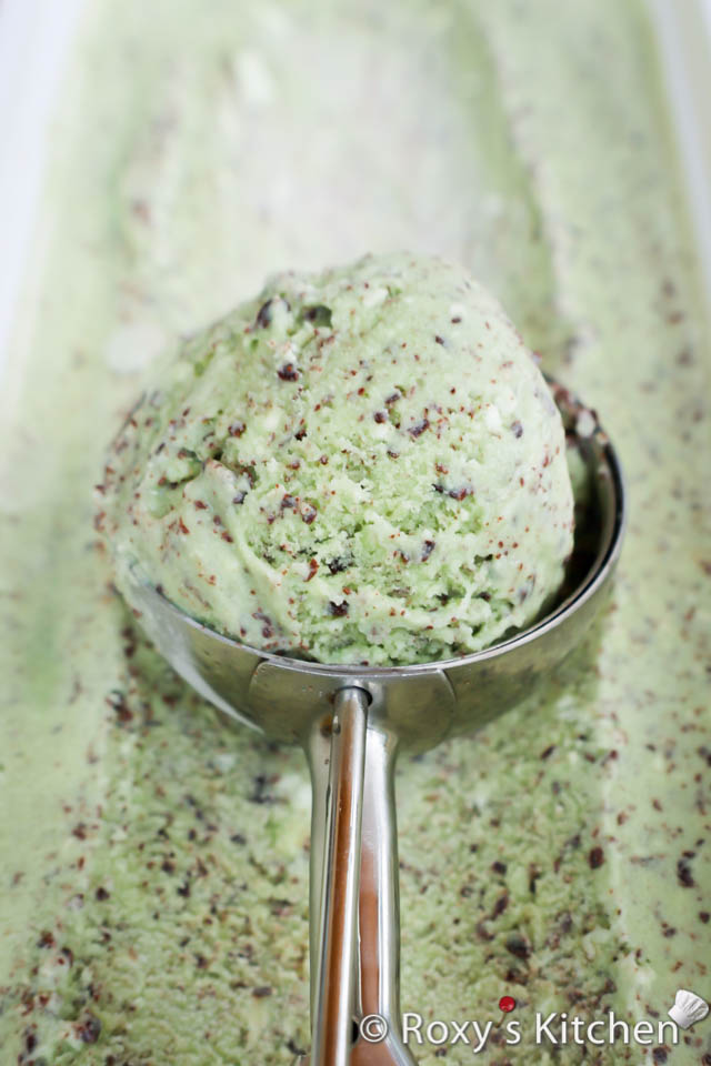 Chocolate Mint Ice Cream - Indulge in the refreshing and delightful flavours of homemade Chocolate Mint Ice Cream. Make it with or without an ice cream maker. 