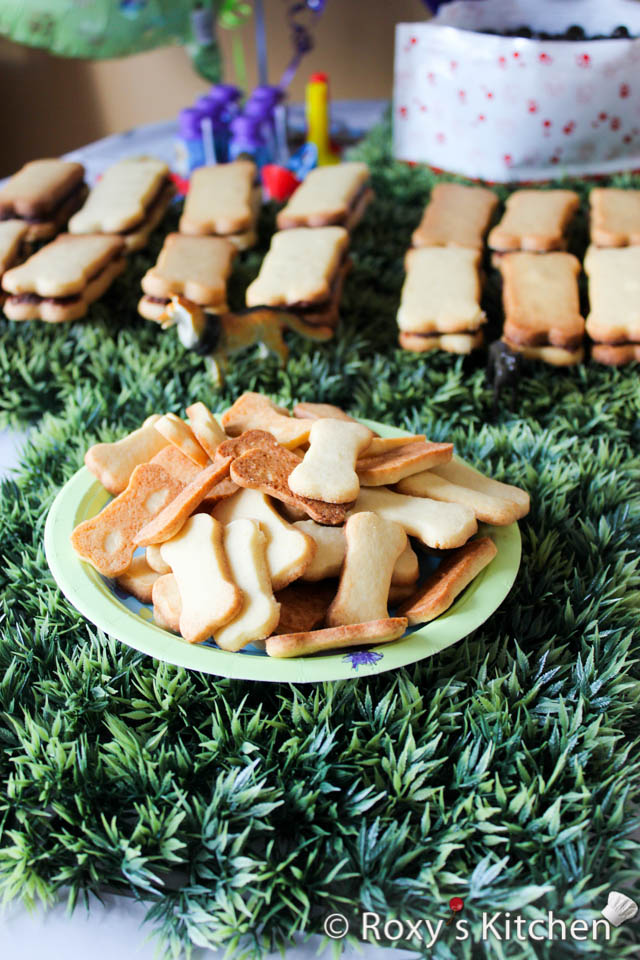 Puppy/Dog Themed Birthday Party - Dog Bone Cookies