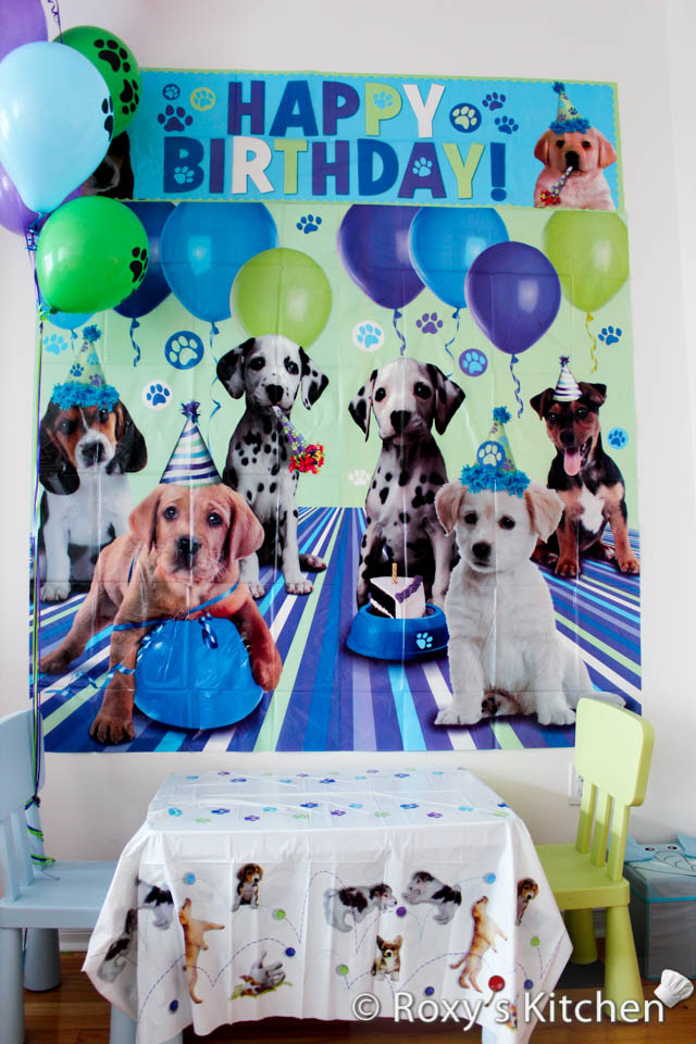 Puppy/Dog Themed Birthday Party - Decorations