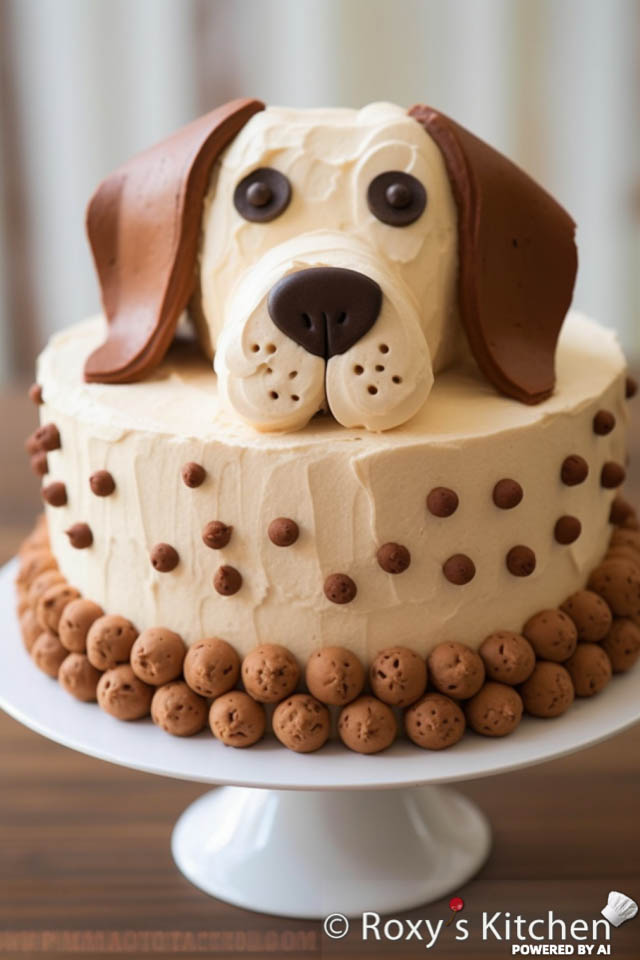 Simple Dog Cake