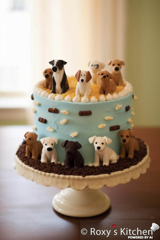 Simple Dog Cake
