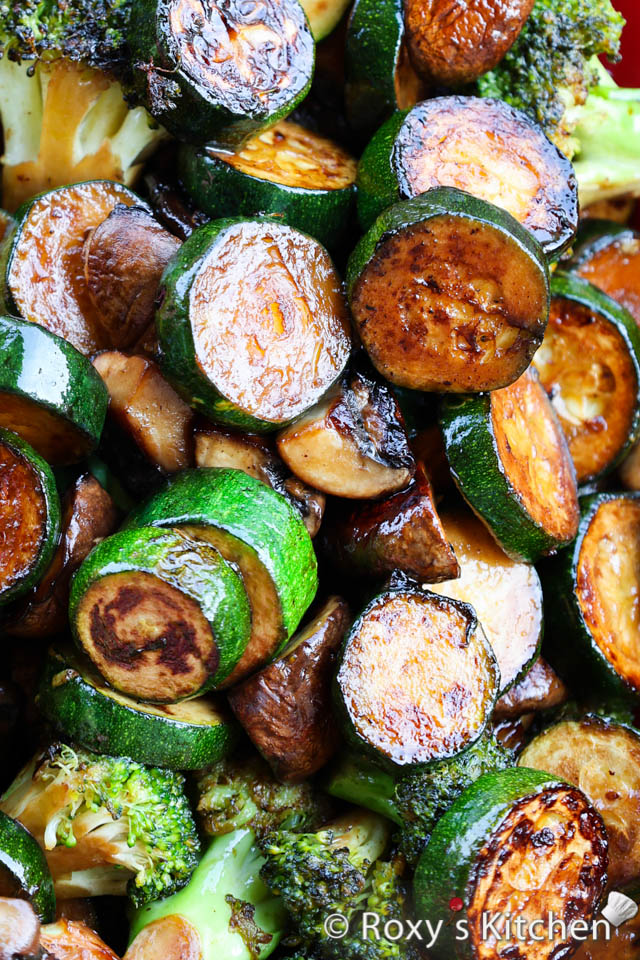 These Grilled Veggies are simply mouthwatering and can be made with only five ingredients! Bursting with vibrant flavours and wholesome goodness, this dish is a delightful combination of fresh vegetables perfectly charred on a flat top grill, a cast iron or a grill pan. The star ingredients include tender broccoli florets, succulent zucchini slices, and earthy mushrooms, all tossed in a tantalizing blend of olive oil and soy sauce. 