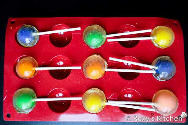 Lollipops with Gumballs Inside 