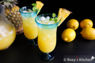 All-Natural Pineapple Lemonade 