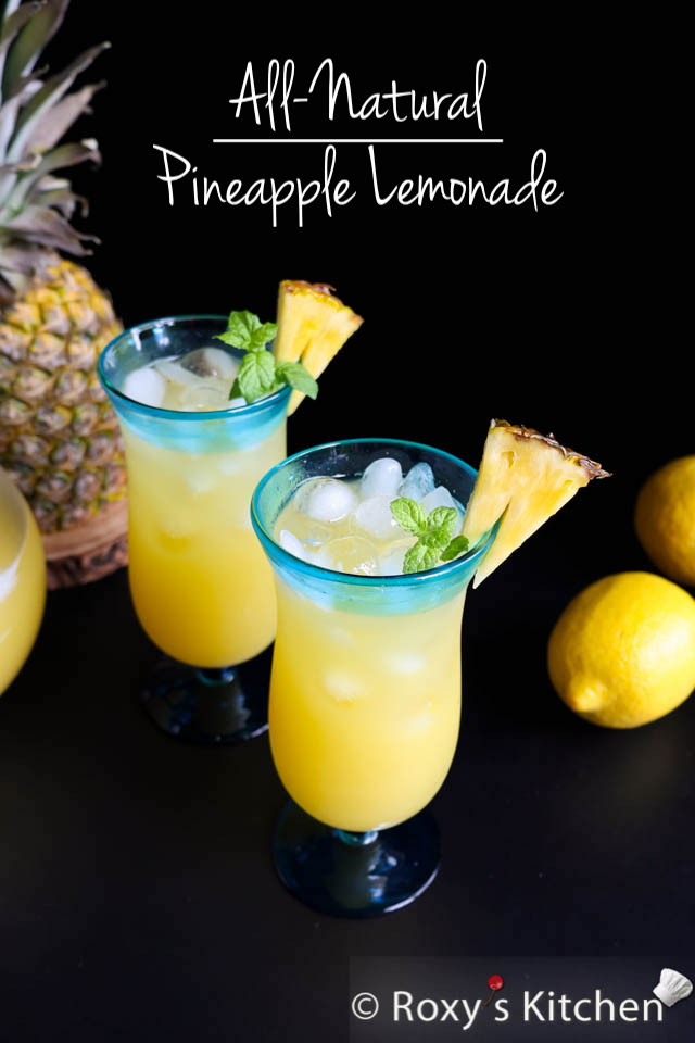 All-Natural Pineapple Lemonade 
