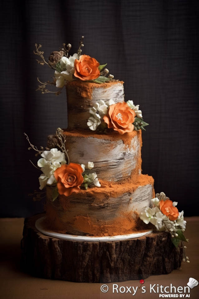 20+ Rustic Wedding Cakes in Earth Tones
