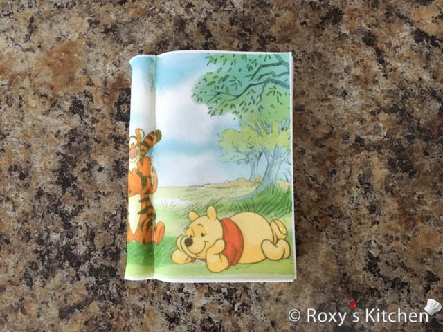 How to make a fondant/gum paste baby book with Winnie the Pooh