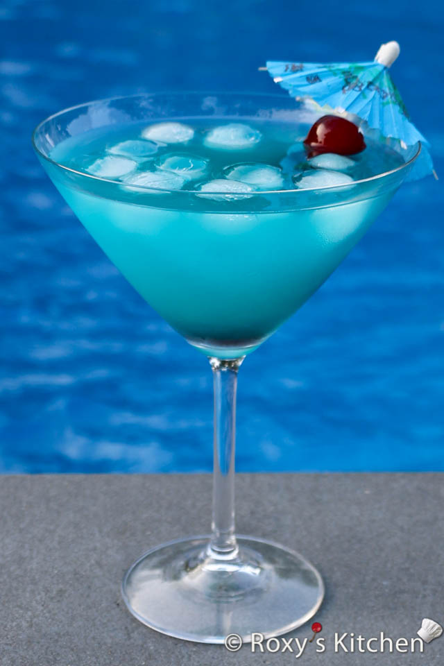 Blue Zen Cocktail - A vibrant & visually appealing drink with a tropical twist, perfect for those who enjoy a more exotic flavour profile.  