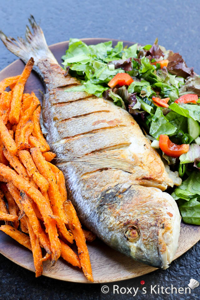 Grilled or Pan-Seared Dorade/Bream - Indulge in the delightful flavours of fresh dorade/bream with this simple and delicious recipe.