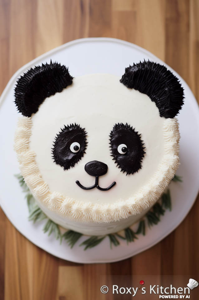 Panda Cake 🐼🤍🖤 Happy Birthday Yoyo🎂🎉🎈 Panda head is all cake🍰🤍 # panda #pandacake #scultping #love #qualitytaste #qualitytime #birthdaygirl…  | Instagram