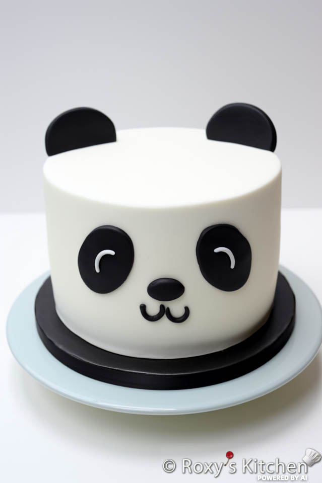 Fondant-Covered Panda Cake