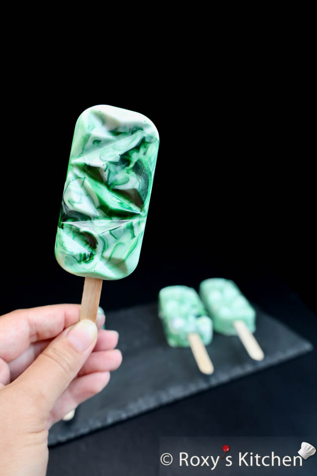 Green & White Cakesicles for a soccer-themed birthday party