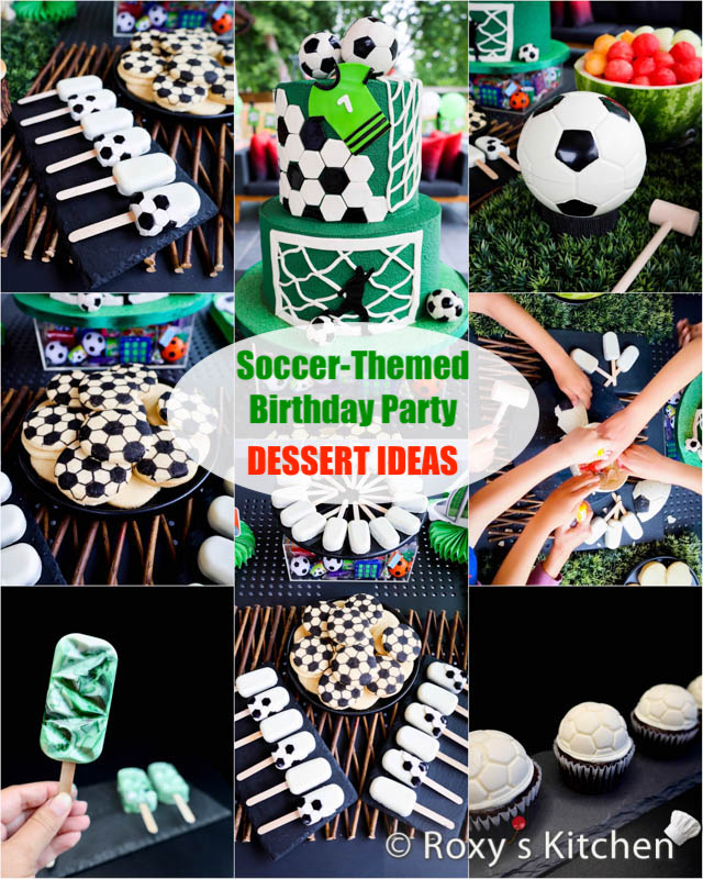 Soccer-Themed Birthday Party Desserts 