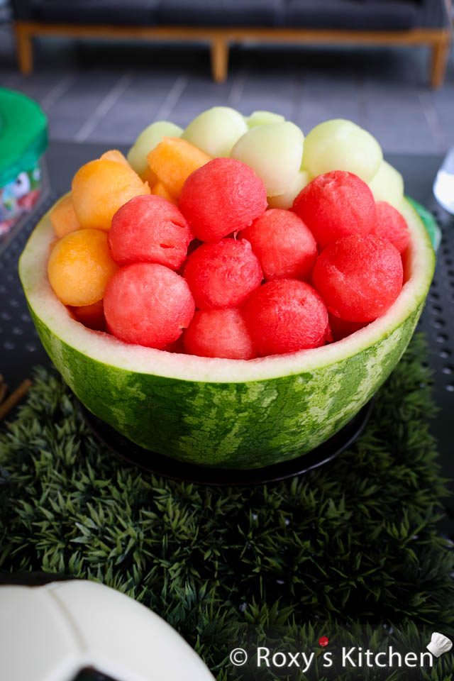 Soccer-Themed Birthday Party Fruit Snacks