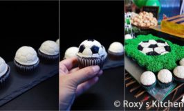 Soccer Ball Cupcakes
