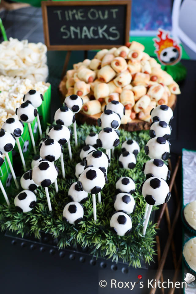 Soccer Ball Cake Pops