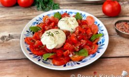 Tomato Basil Burrata Salad