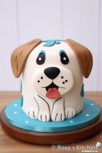 30+ Dog-Themed Birthday Party Cakes - Comic Cartoon Style - Roxy's Kitchen