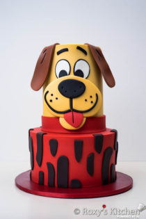 30+ Dog-Themed Birthday Party Cakes - Comic Cartoon Style - Roxy's Kitchen