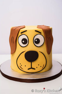 30+ Dog-Themed Birthday Party Cakes - Comic Cartoon Style - Roxy's Kitchen