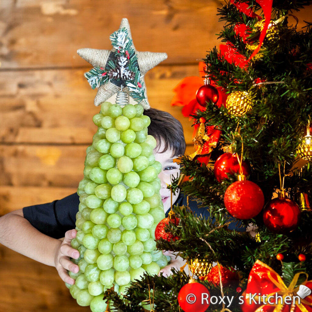 How to Make a Grape Christmas Tree - What better way to usher in the festive spirit than by crafting a one-of-a-kind Grape Christmas Tree made entirely of delicious green grapes?