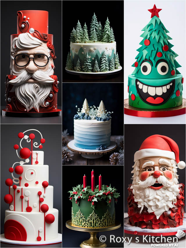 20+ Modern Christmas Cakes - From abstract creations that are edible works of art to comic cartoon-style cakes that bring a smile to your face, these modern Christmas cakes are a fusion of the old and the new.