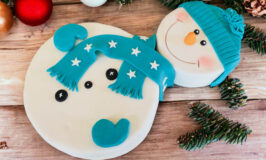 Easy Snowman Cake