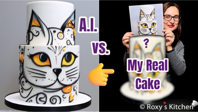 Abstract Cat Cake Tutorial