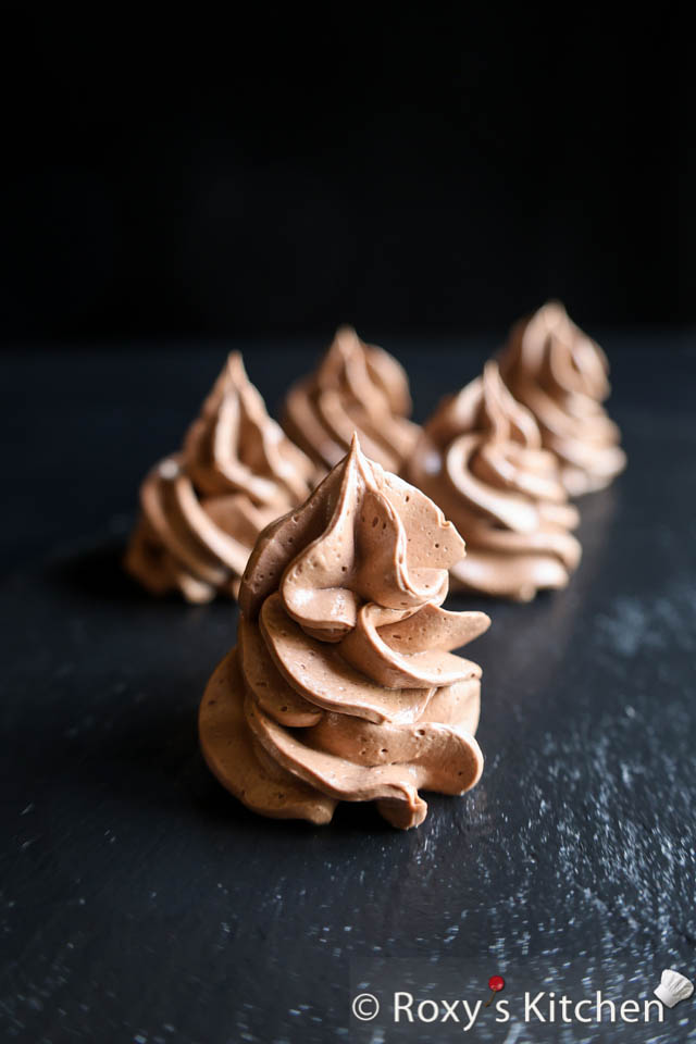 Chocolate Ribbon Buttercream - a rich and creamy frosting or filling for cakes, cupcakes or other desserts.