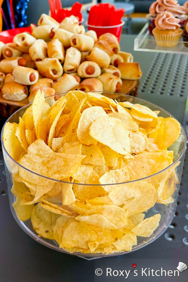 Birthday Party for Rocket League Fans - Potato Chips