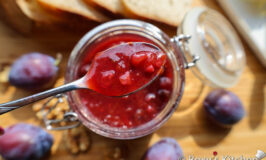 Plum Jam with Walnuts