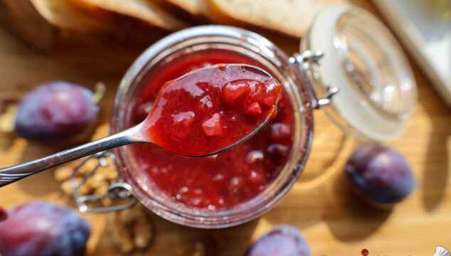 Plum Jam with Walnuts