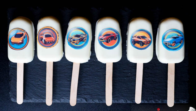 Racing Car Cakesicles for Rocket League Fans