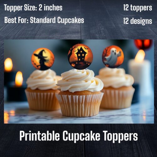 Halloween I Cupcake Toppers