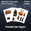 Halloween Package I Printables - Cake Toppers