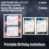 Race Car Party Printables for Rocket League Fans - Birthday Invites