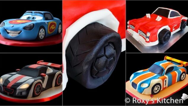 How to Make Tires for Car Cakes 