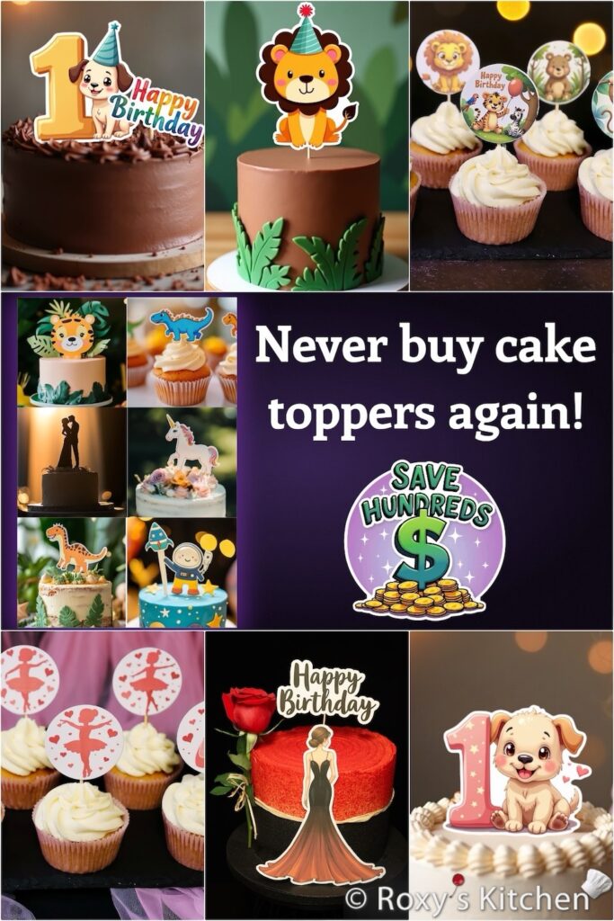 How to Make Cake and Cupcake Toppers Using AI Apps - I stopped buying cake and cupcake toppers and other custom designs months ago, allowing me to save hundreds!