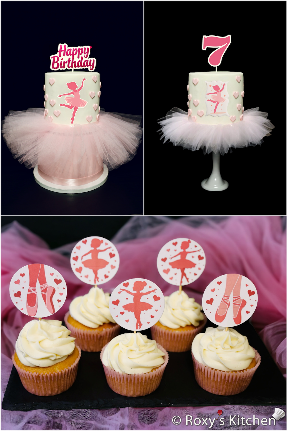 Ballerina-Themed Cakes & Cupcakes
