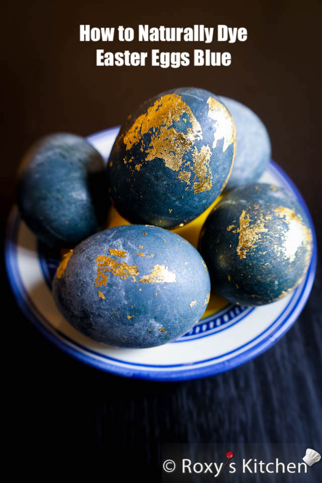 How to Naturally Dye Easter Eggs Blue