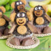 Quick & Easy Nutella Peanut Butter Monkey Cupcakes | Roxy’s Kitchen – 3-ingredient cupcakes, easiest frosting ever and so easy to decorate with your kids!